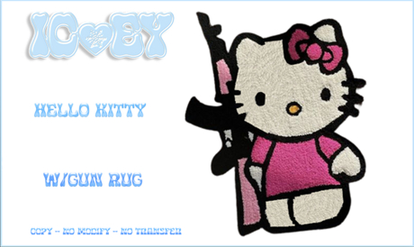 Second Life Marketplace - Icey-Hello Kitty W/Gun Rug